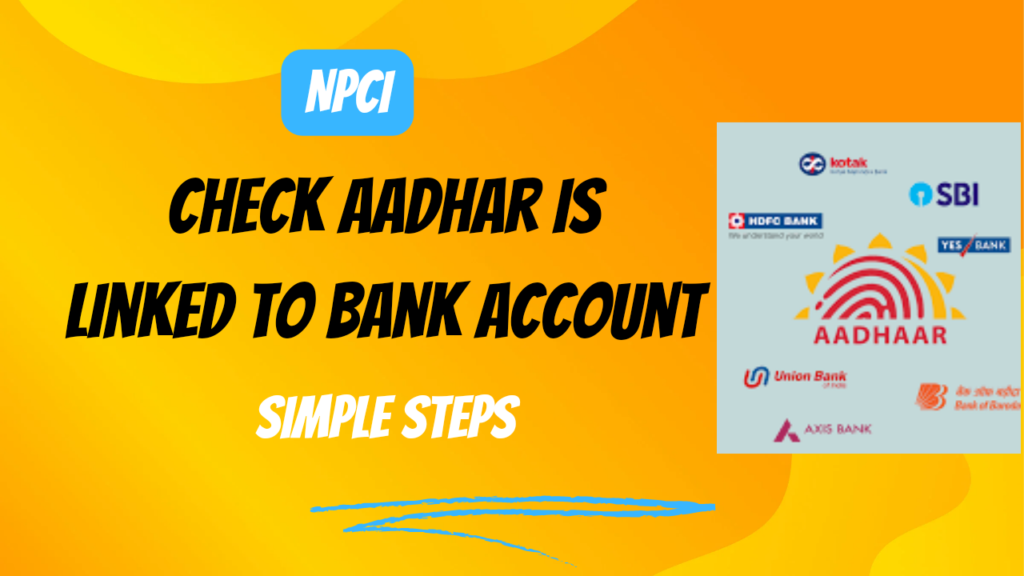 Aadhar Linked To Bank Account 